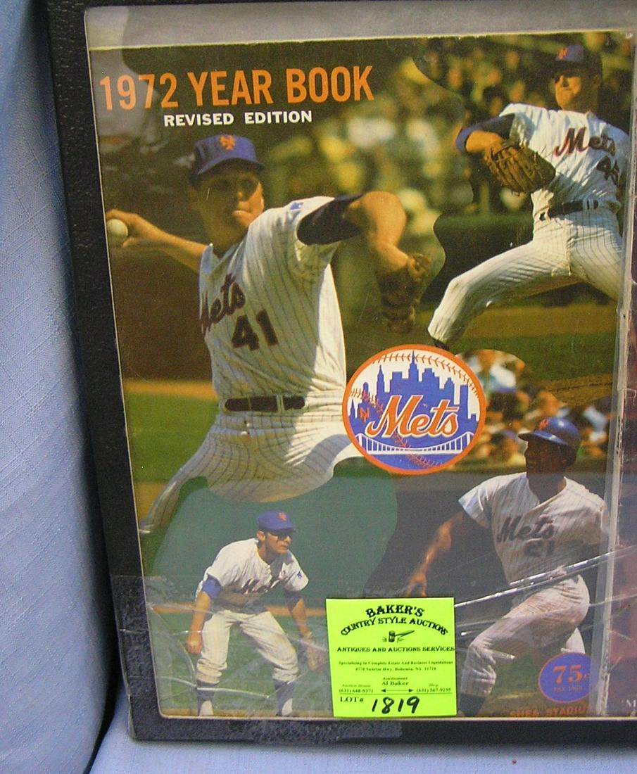 Vintage 1972 New York Mets yearbook: Vintage 1972 New York Mets yearbook est. value $40.00-$50.00