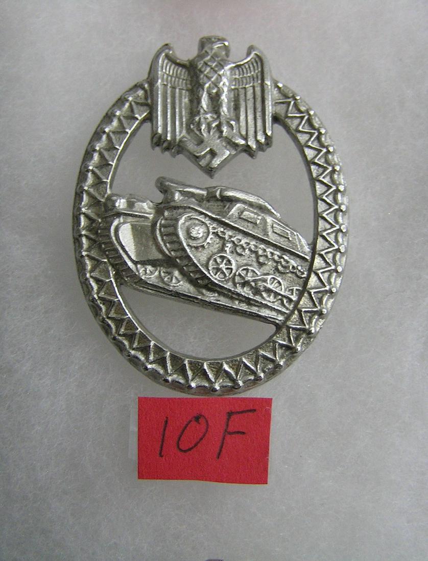 German Panzer marksmanship badge WWII style: German Panzer marksmanship badge WWII style high quality reproduction collectors, re-enactors,historical or theatrical collectors piece est. value $65.00-$75.00