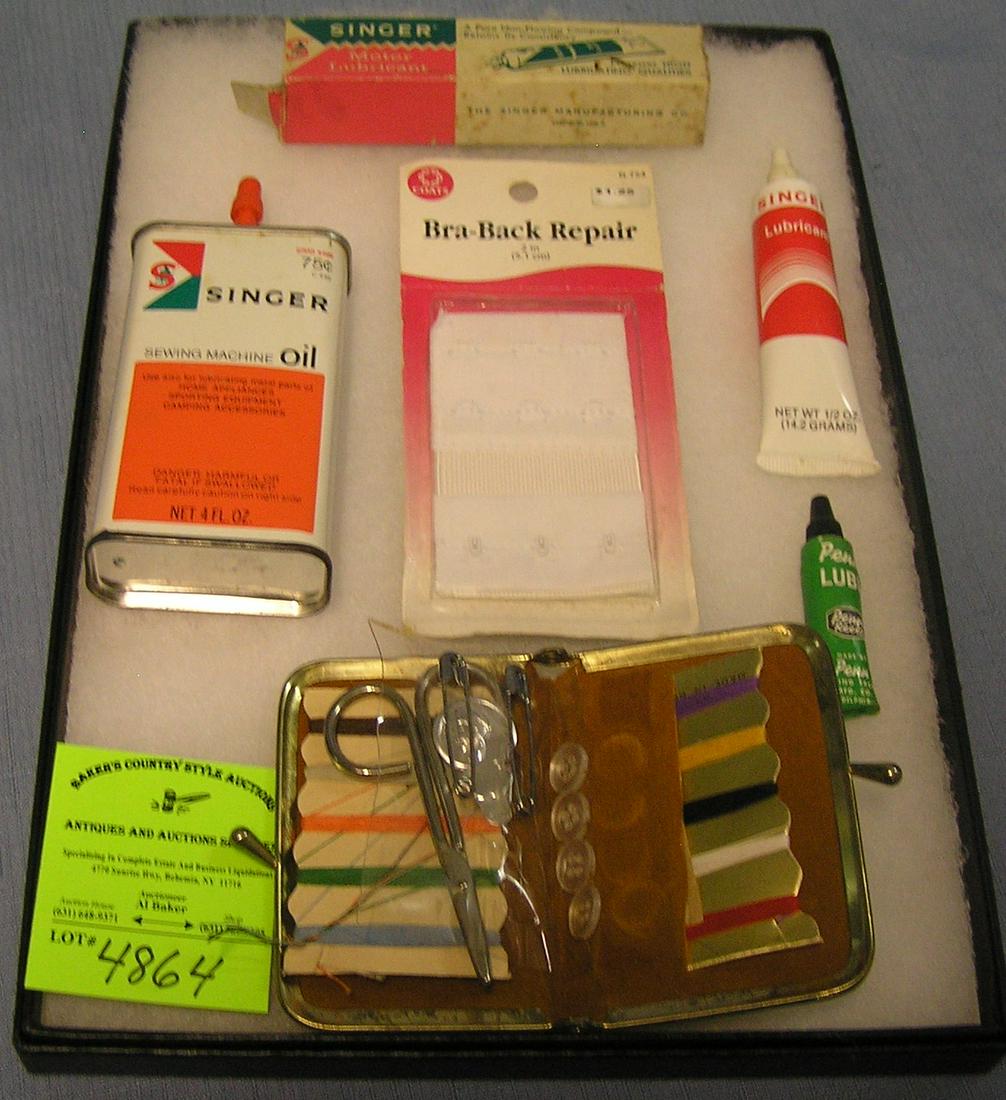 Group of vintage sewing collectibles: Group of vintage sewing collectibles $40.00-$50.00