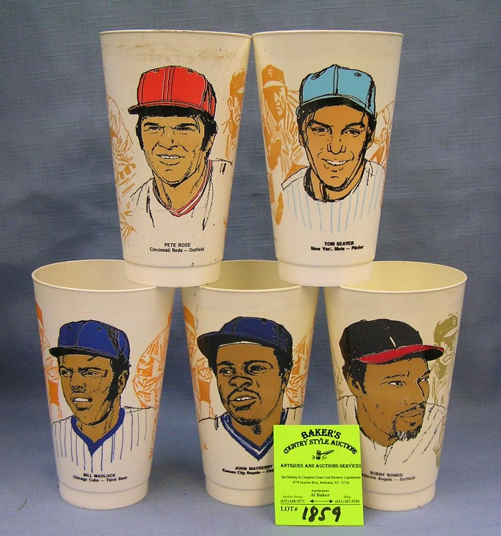 Group of early baseball all star cups: Group of early baseball all star cups est. value $50.00-$60.00