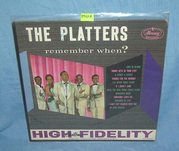 The Platters Remember When 33 Rpm Record