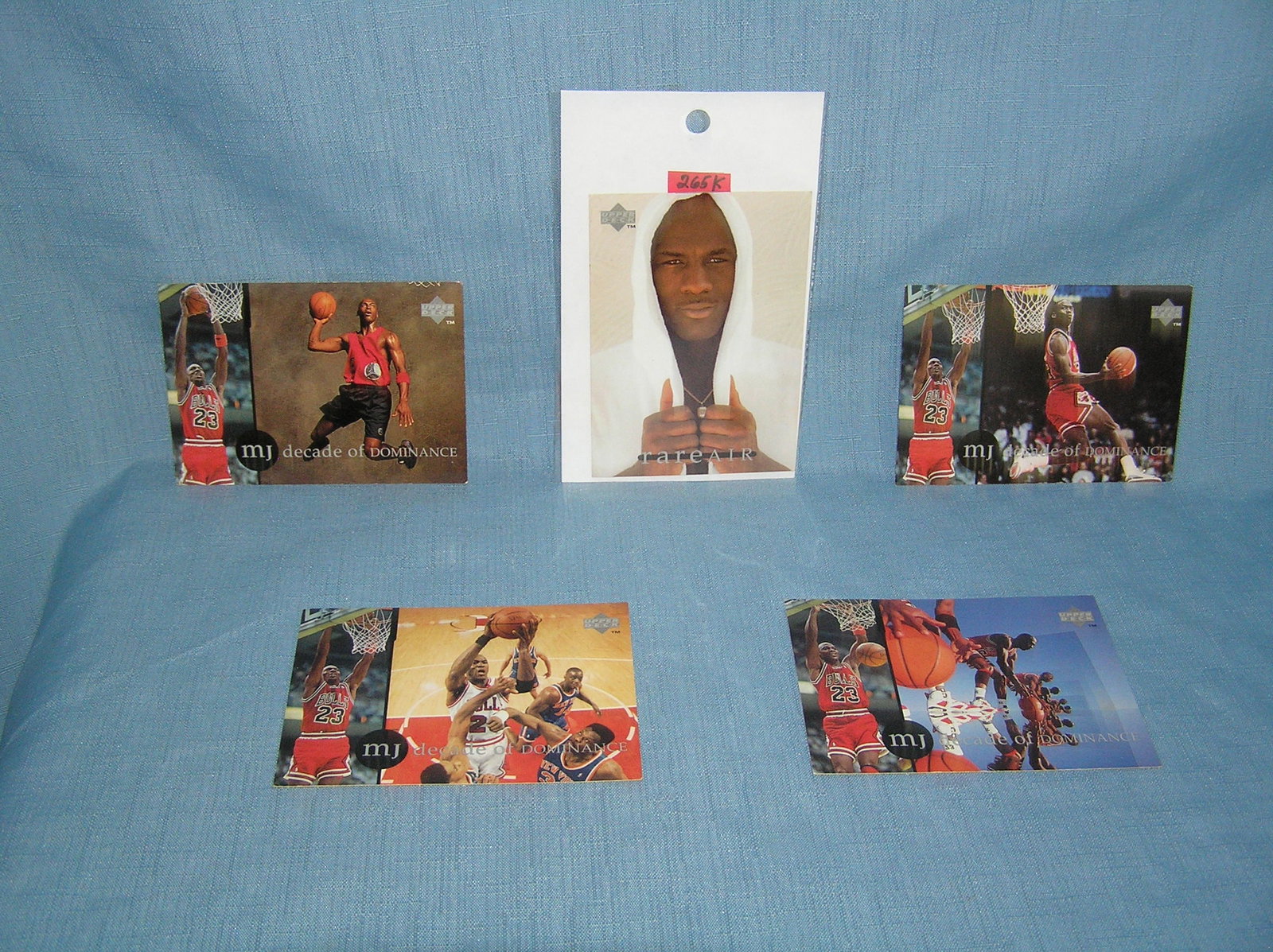 Vintage Michael Jordan over sized basketball cards: Collection of vintage Michael Jordan over sized basketball cards est. value $65.00-$75.00
