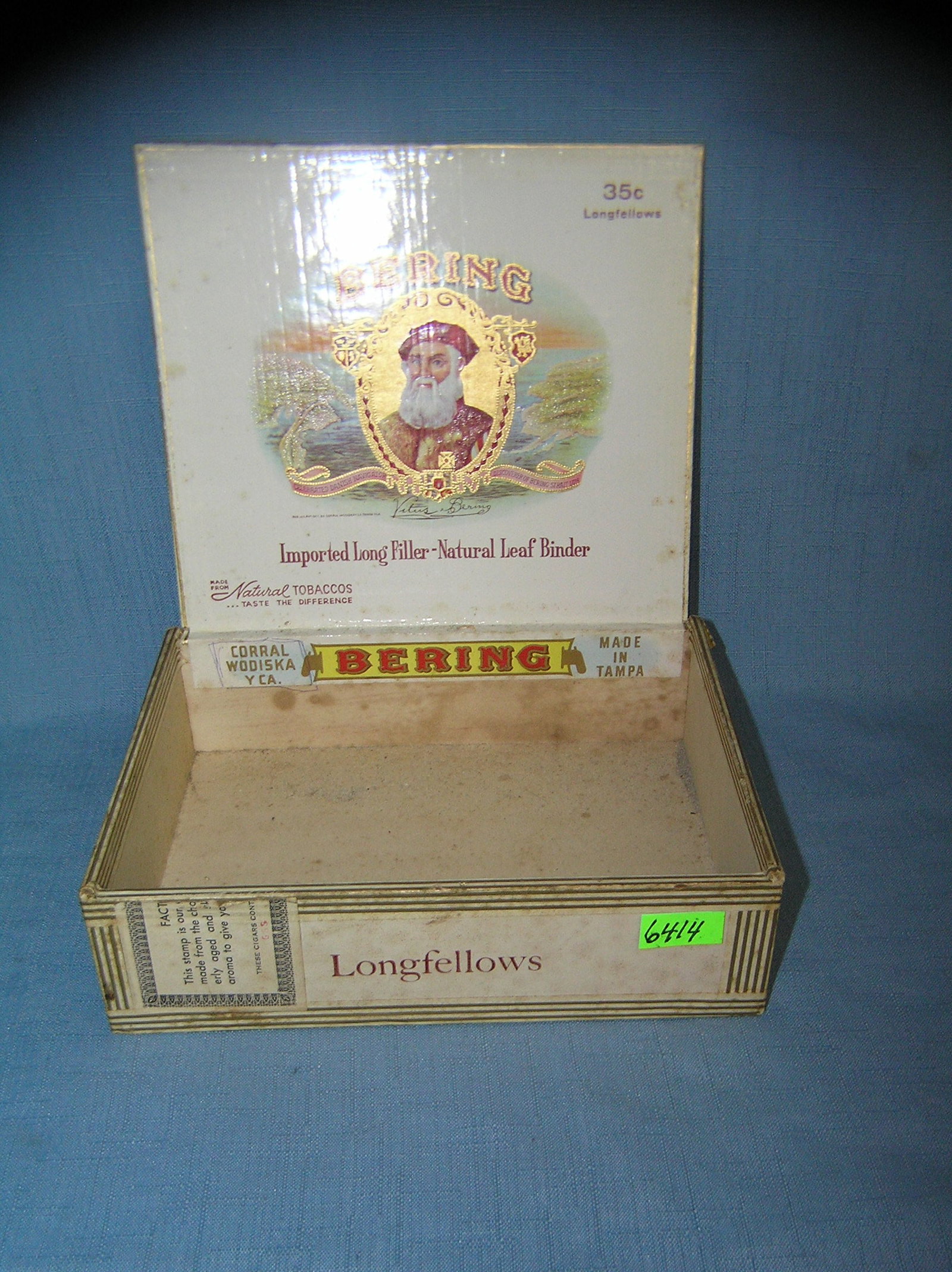 Early cigar box: Early cigar box est. value $25.00-$30.00