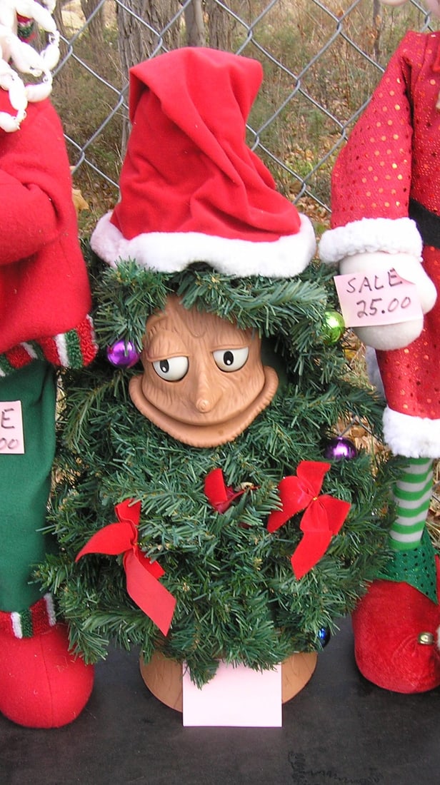 Musical talking Christmas tree figure: Musical talking Christmas tree figure est. value $40.00-$50.00