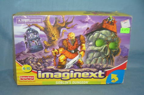 Vintage Imaginext goblin's dungeon play set: Vintage Imaginext goblin's dungeon play set by Fisher Price with original box est. value $35.00-$45.00