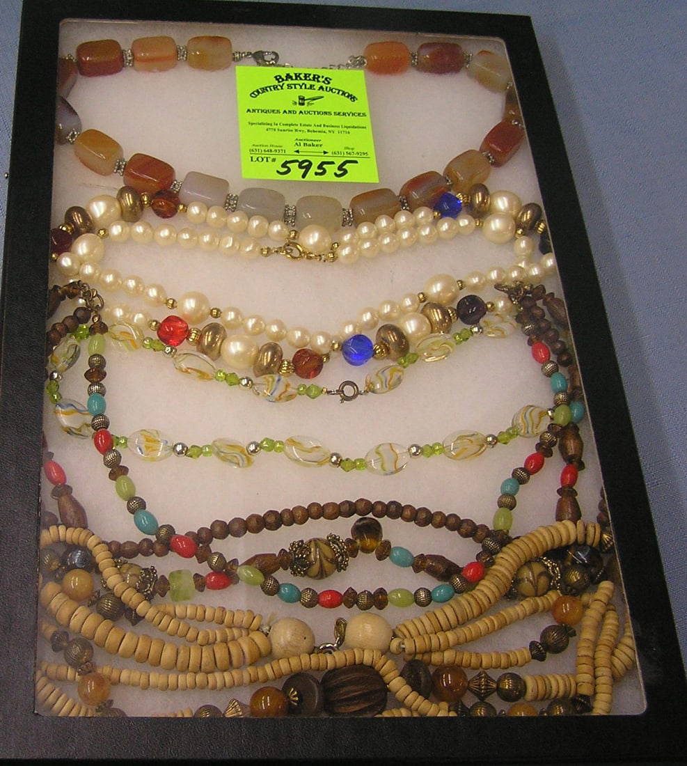 Collection Of Quality Costume Jewelry Necklaces Auction