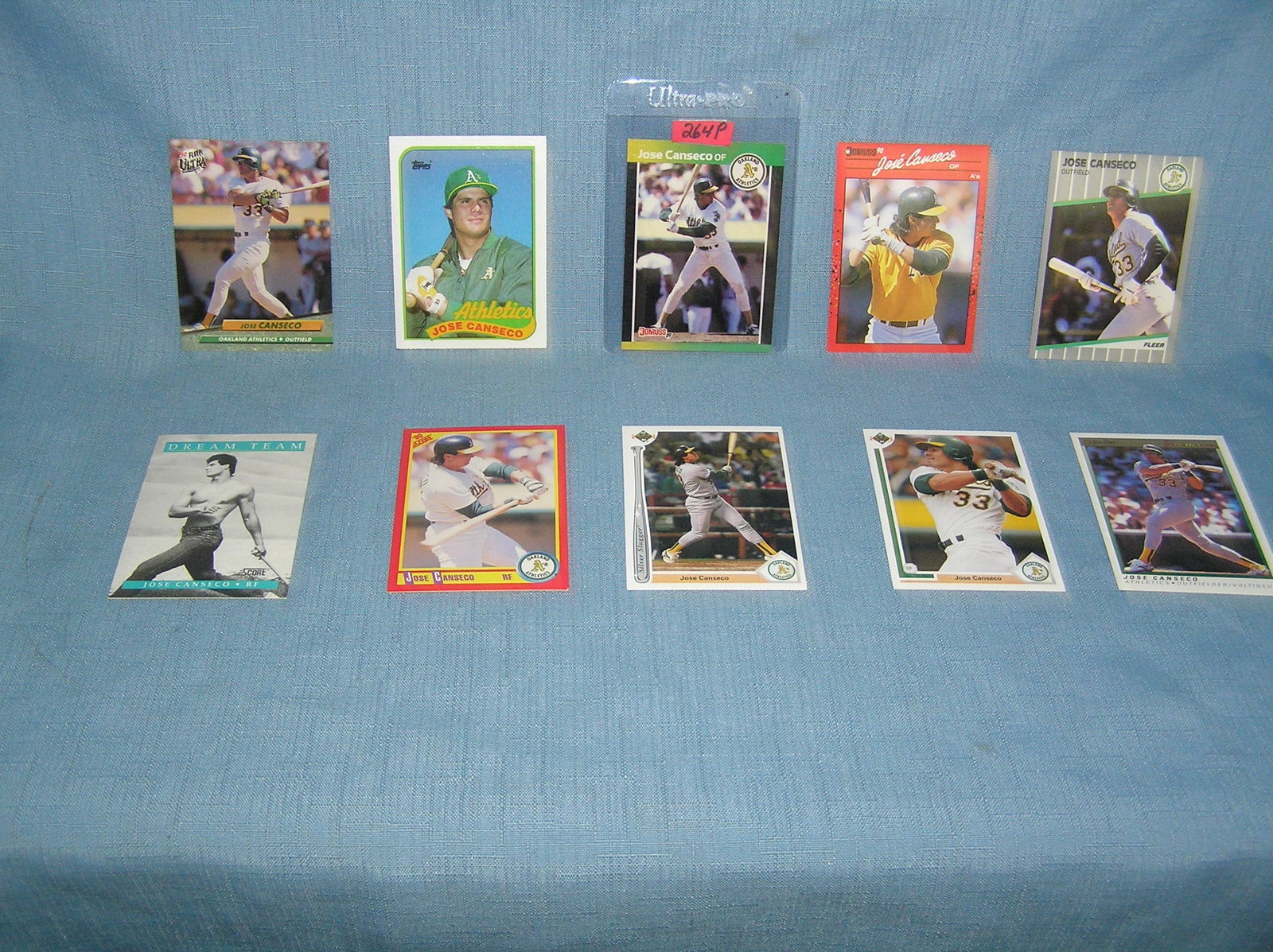 Collection of vintage Jose Conseco all star baseball cards: Collection of vintage Jose Conseco all star baseball cards est. value $65.00-$75.00