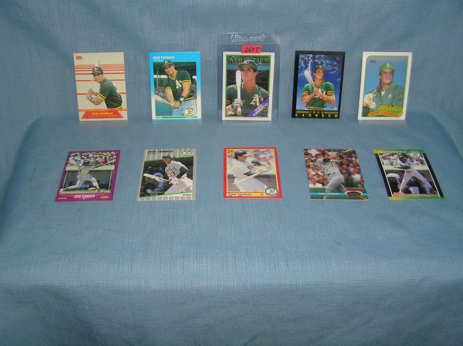 Collection of vintage Jose Conseco all star baseball cards: Collection of vintage Jose Conseco all star baseball cards est. value $65.00-$75.00