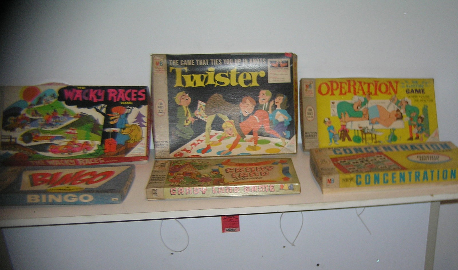 Large collection of vintage games: Large collection of vintage games includes Twister, Wacky Racers, Operation, Candy Land and more est. value $175.00-$200.00