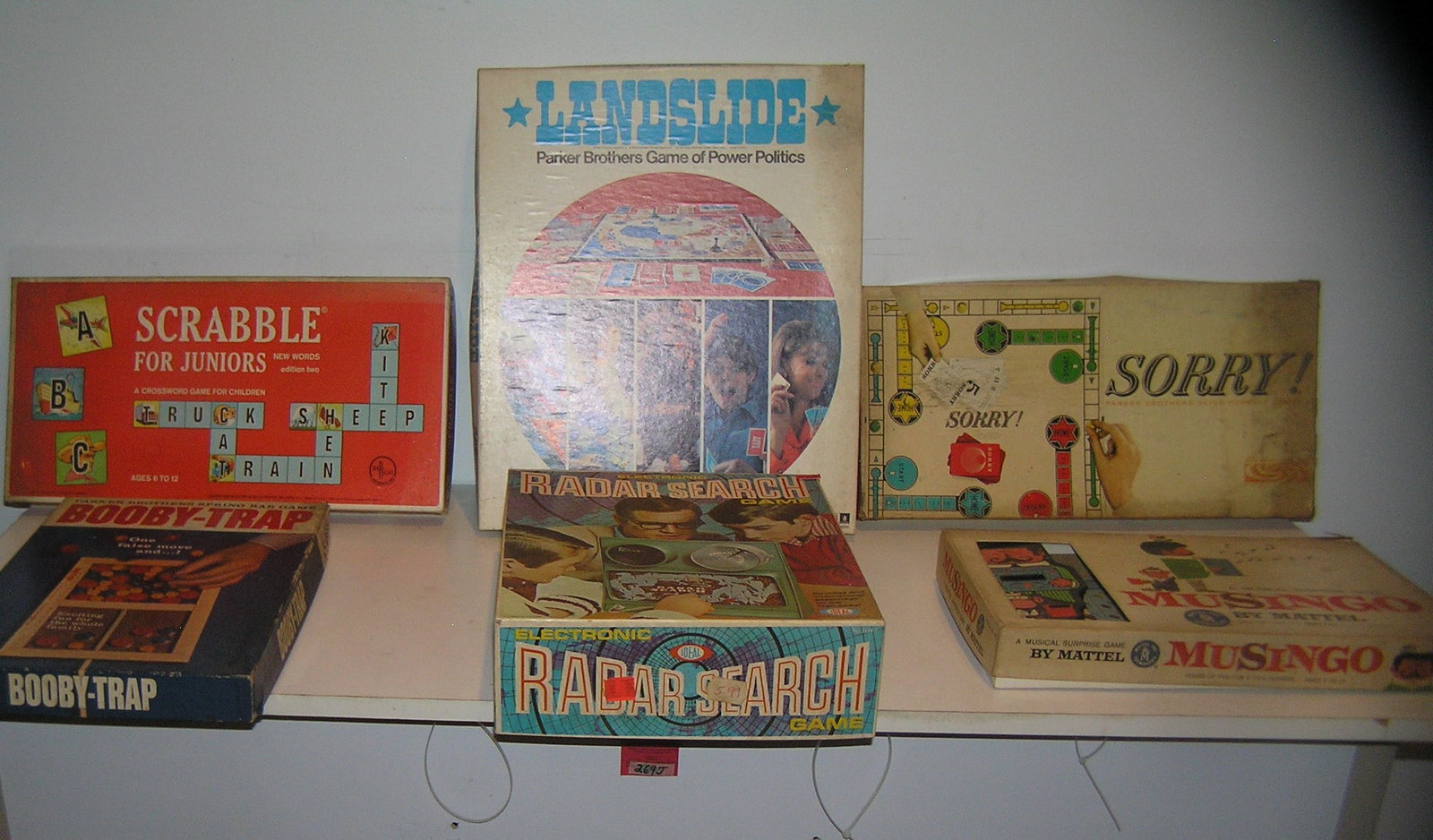 Large collection of vintage games: Large collection of vintage games includes Radar, Search, Sorry, Scrabble and more est. value $100.00-$125.00