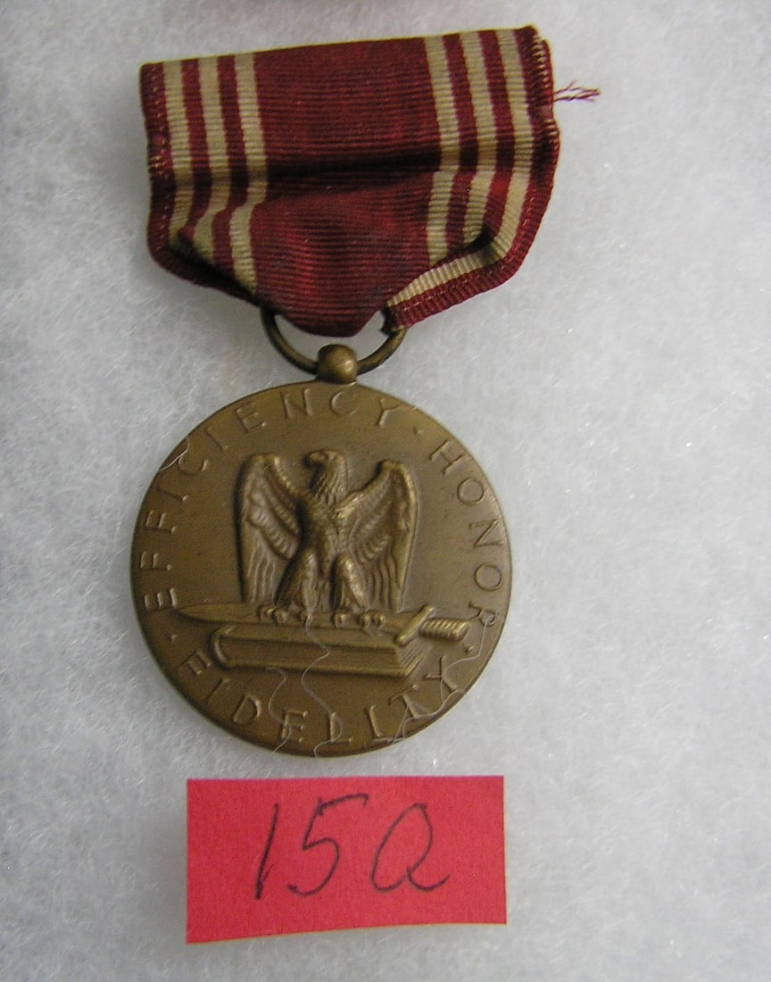 American good conduct medal and ribbon: American good conduct medal and ribbon est. value $100.00-$125.00