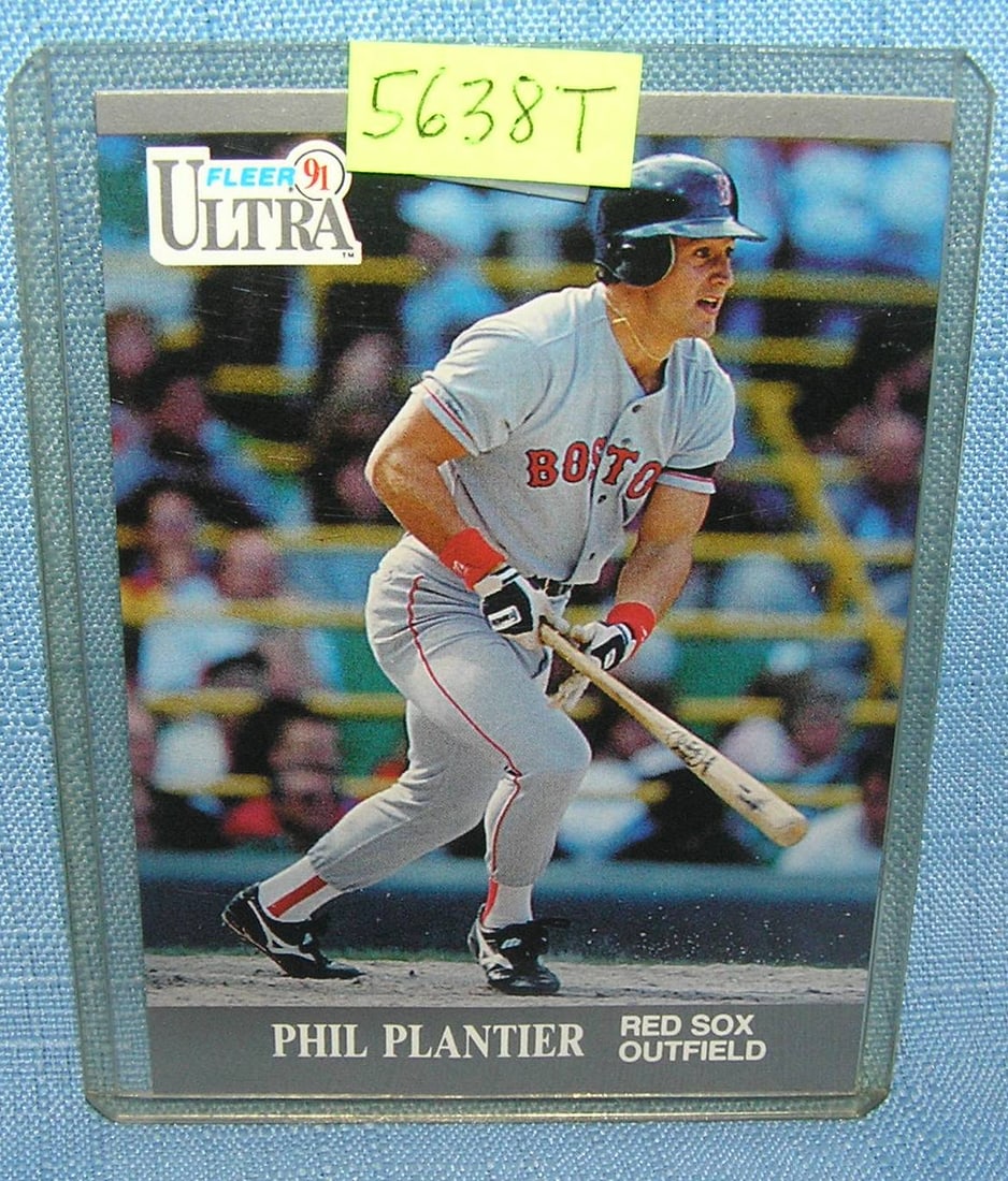 Phil Plantier rookie baseball card: Phil Plantier rookie baseball card est. value $25.00-$30.00