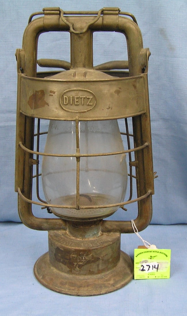 Early American LA France style fire lantern: Early American LA France style fire lantern by Dietz circa early 1900?s est. value $400.00-$500.00
