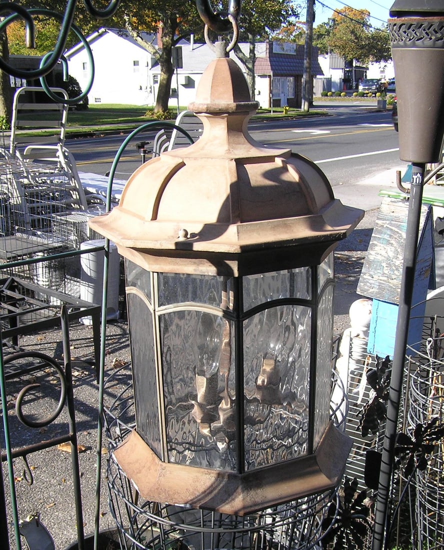 Three light decorative chandelier: Three light decorative chandelier customer to arrange pick up or shipping of this item est. value $150.00-$200.00