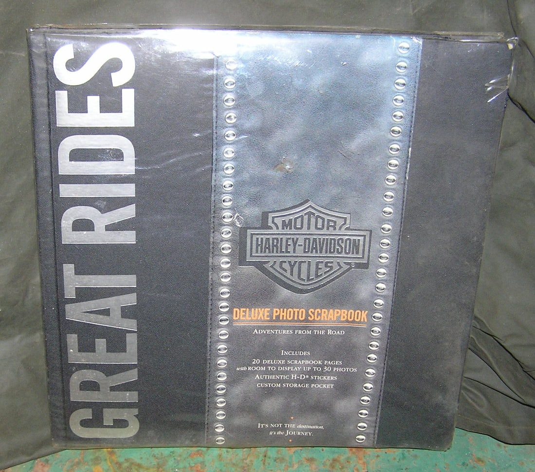 Harley Davidson Great Rides deluxe scrap book: Harley Davidson Great Rides deluxe scrap book est. value $40.00-$50.00