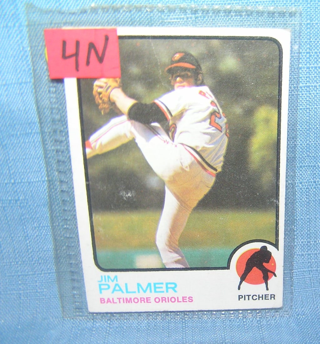 Vintage Jim Palmer baseball card: Vintage Jim Palmer baseball card est. value $25.00-$30.00