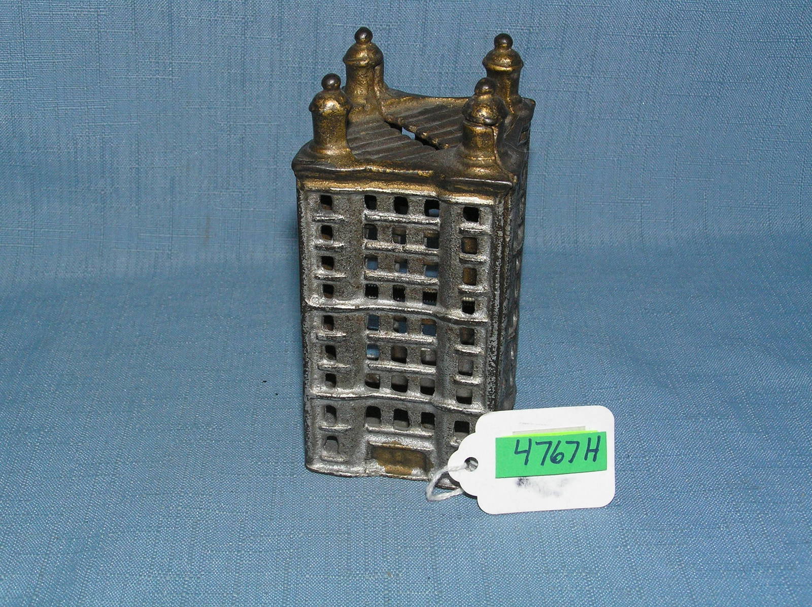 Cast Iron Building Bank Circa Early 1900s Auction