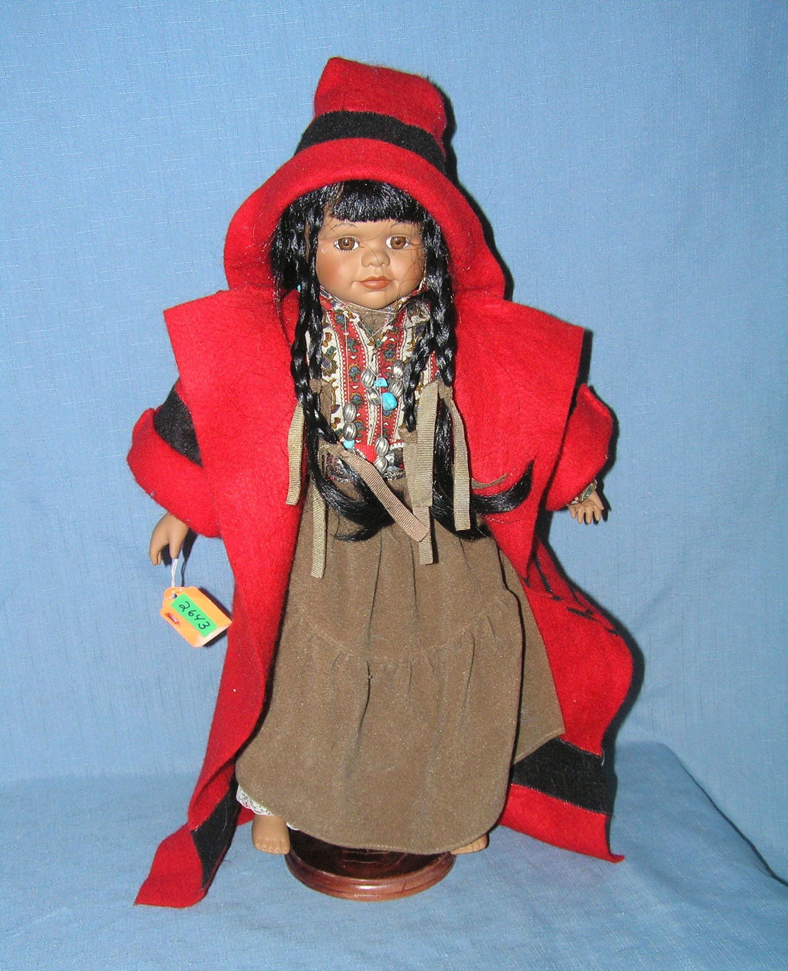Native American Indian full size doll: Native American Indian full size doll est. value $75.00-$100.00