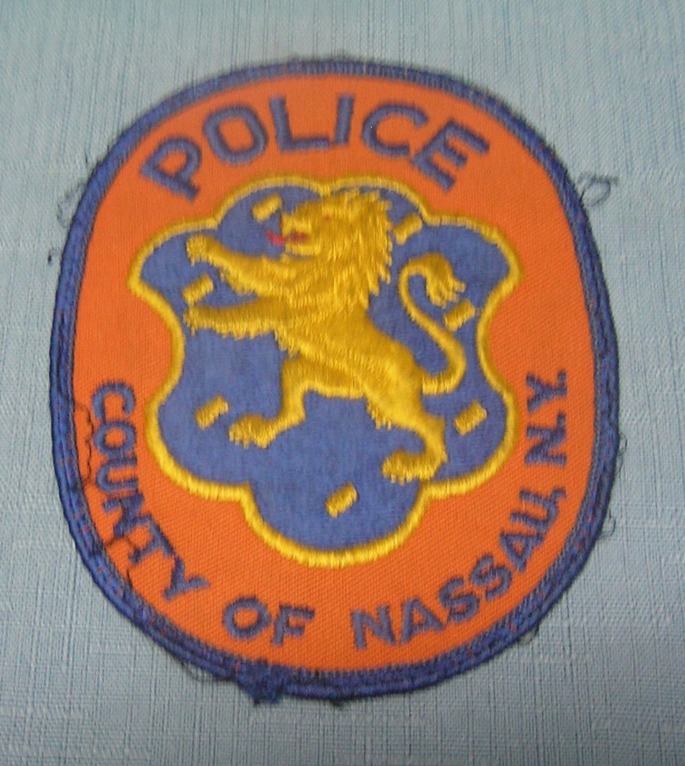 Vintage Nassau County policeman's patch: Vintage Nassau County policeman's patch est. value $65.00-$70.00