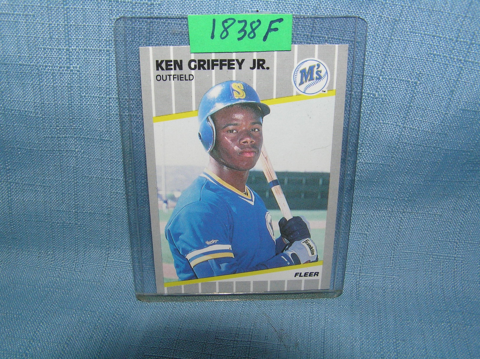 Ken Griffey Jr. rookie baseball card: Ken Griffey Jr. rookie baseball card est. value $100.00-$125.00