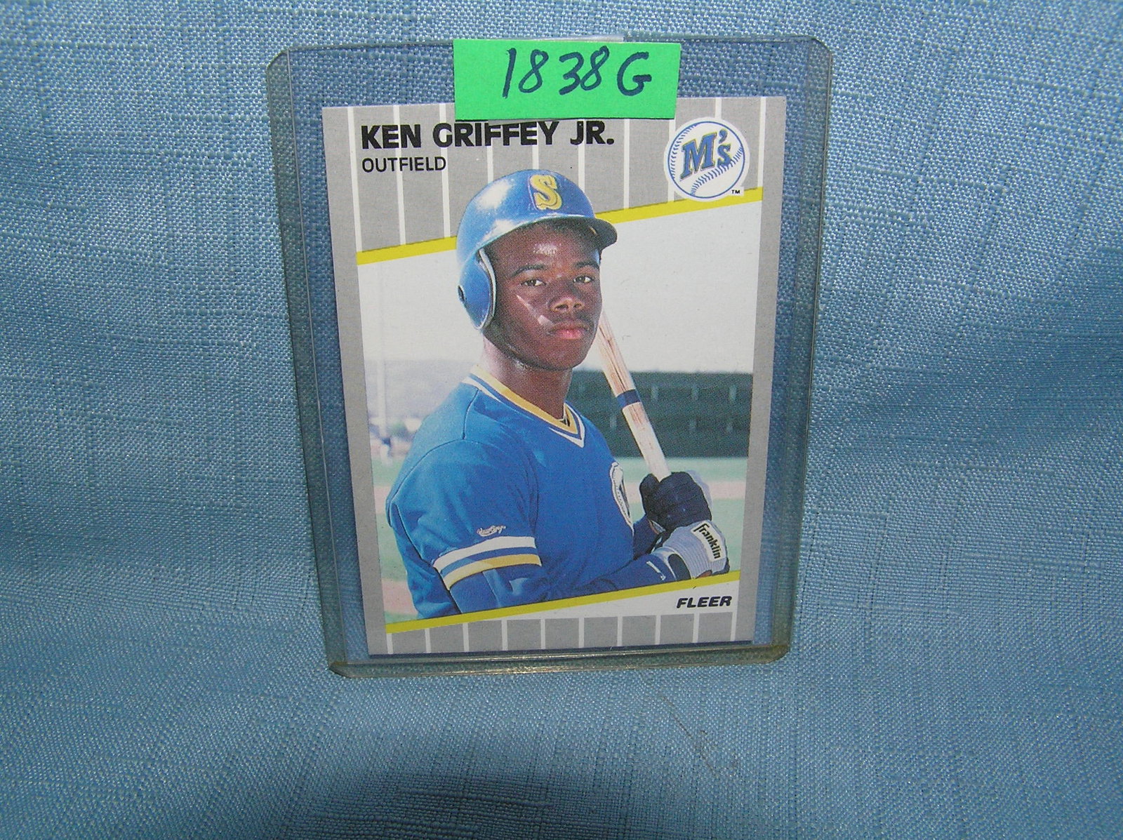 Ken Griffey Jr. rookie baseball card: Ken Griffey Jr. rookie baseball card est. value $100.00-$125.00