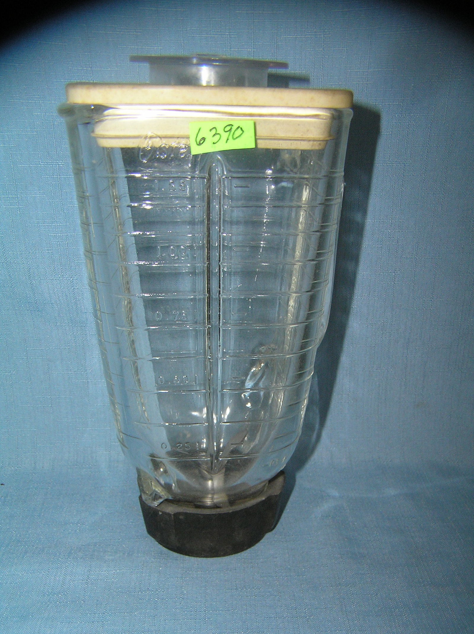 Early Oster all glass blender: Early Oster all glass blender est. value $40.00-$50.00