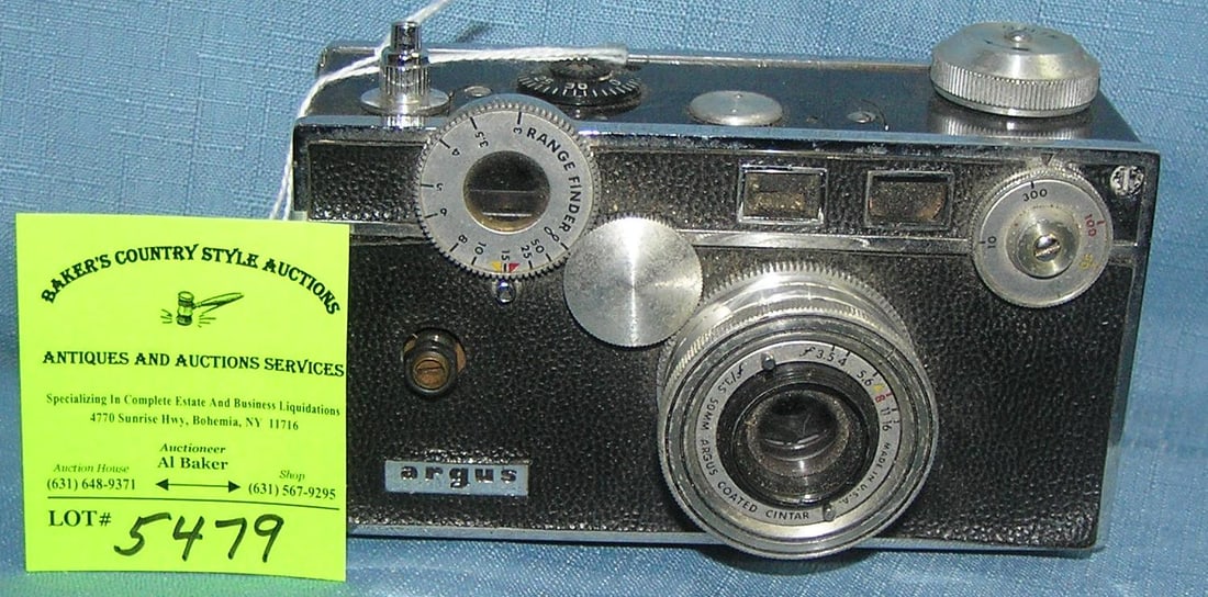 Early Argus 35MM camera: Early Argus 35mm camera $100.00-$150.00