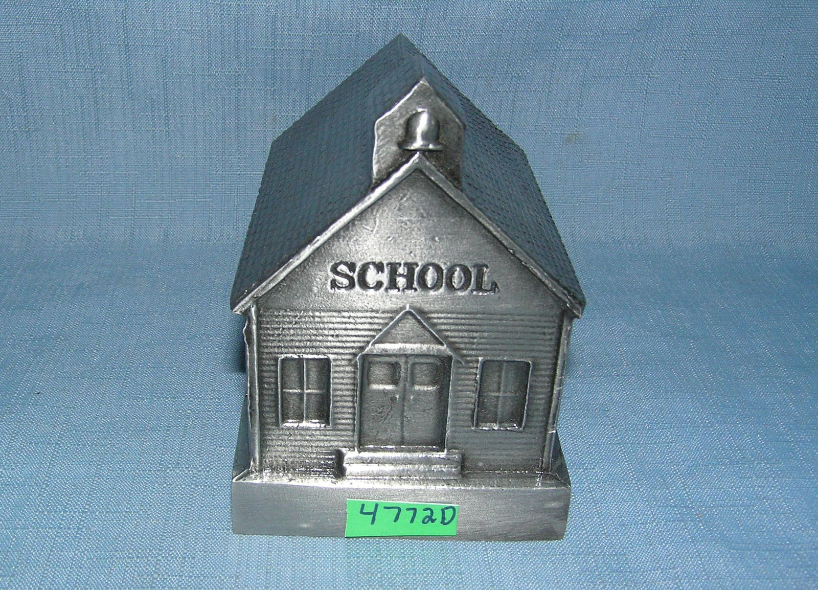 Old fashioned school bank all cast metal: Old fashioned school bank all cast metal est. value $75.00-$80.00
