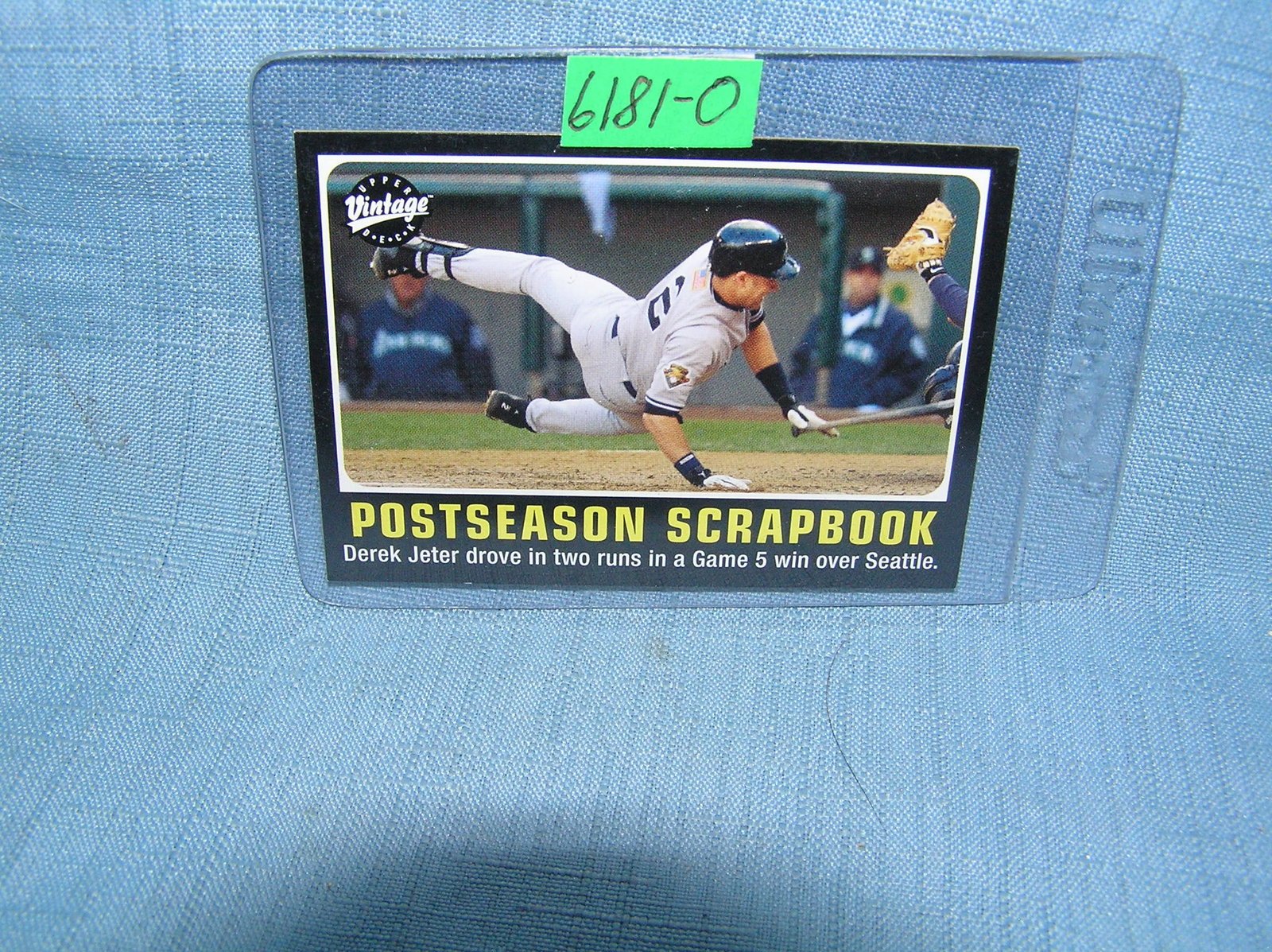 Derek Jeter all star baseball card: Derek Jeter all star baseball card est. value $25.00-$30.00