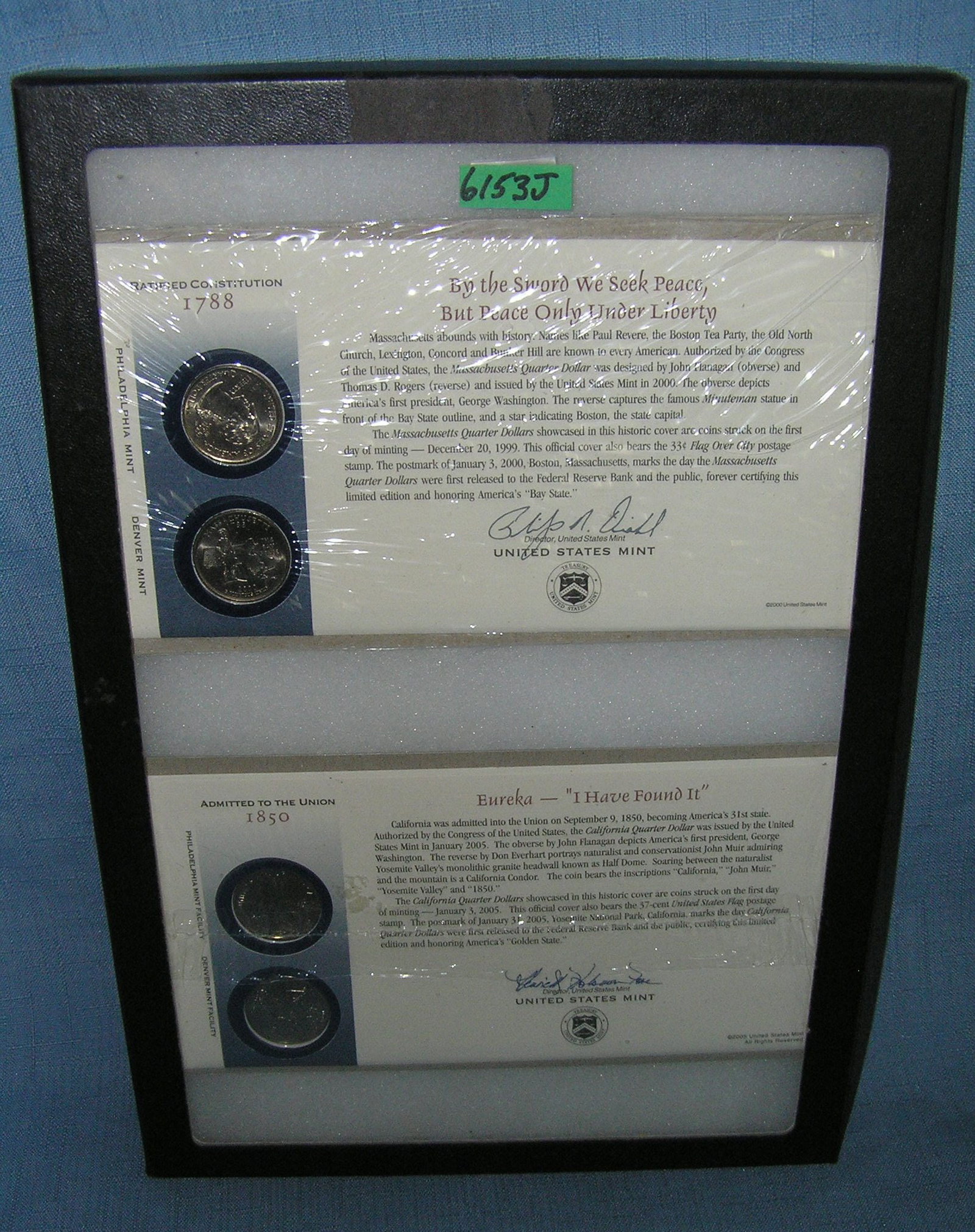 Pair of US state quarter sets: Pair of US state quarter sets est. value $40.00-$50.00