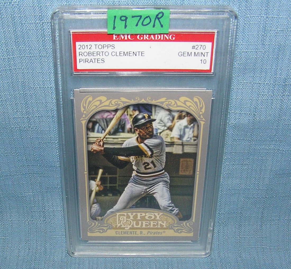 Roberto Clemente graded gem mint 10 all star baseball card: Roberto Clemente graded gem mint 10 all star baseball card est. value $40.00-$50.00