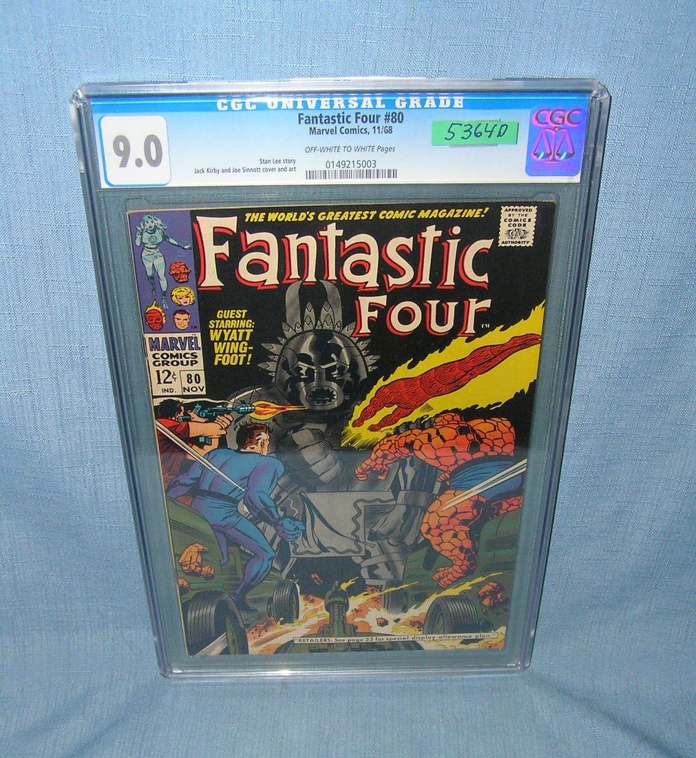Graded Fantastic Four number 80 comic book: Graded Fantastic Four number 80 comic book graded 9.0 est. value $300.00-$350.00