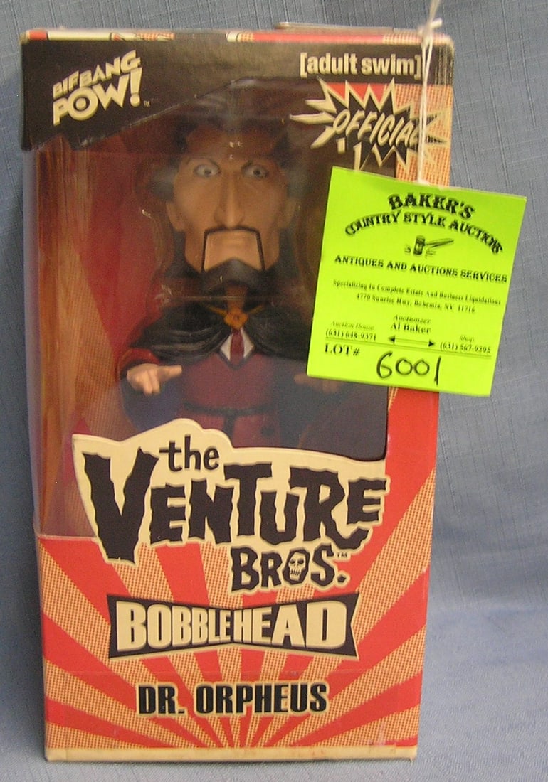 The Venture Brothers Dr. Orpheus bobble head figure: The Venture Brothers Dr. Orpheus bobble head figure mint in original box from the Cartoon network est. value $30.00-$35.00