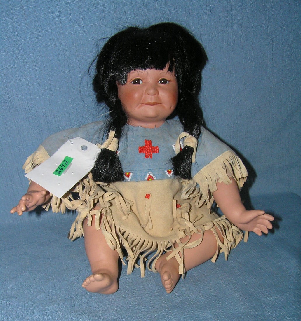 Native American Indian child doll: Native American Indian child doll est. value $50.00-$60.00