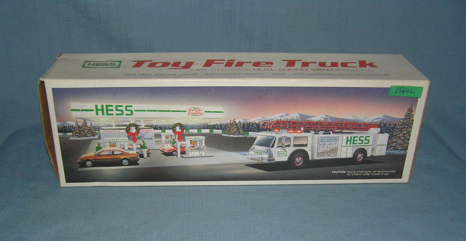 Hess toy fire truck with original box: Hess toy fire truck with original box est. value $65.00-$75.00