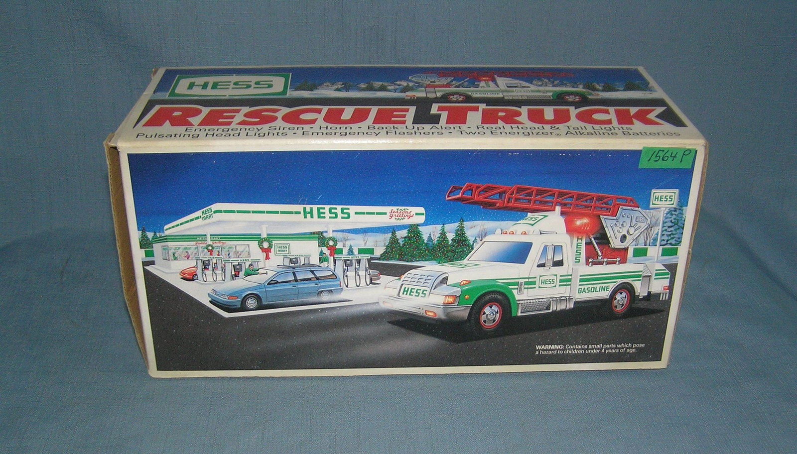 Hess rescue truck with original box: Hess rescue truck with original box est. value $50.00-$60.00
