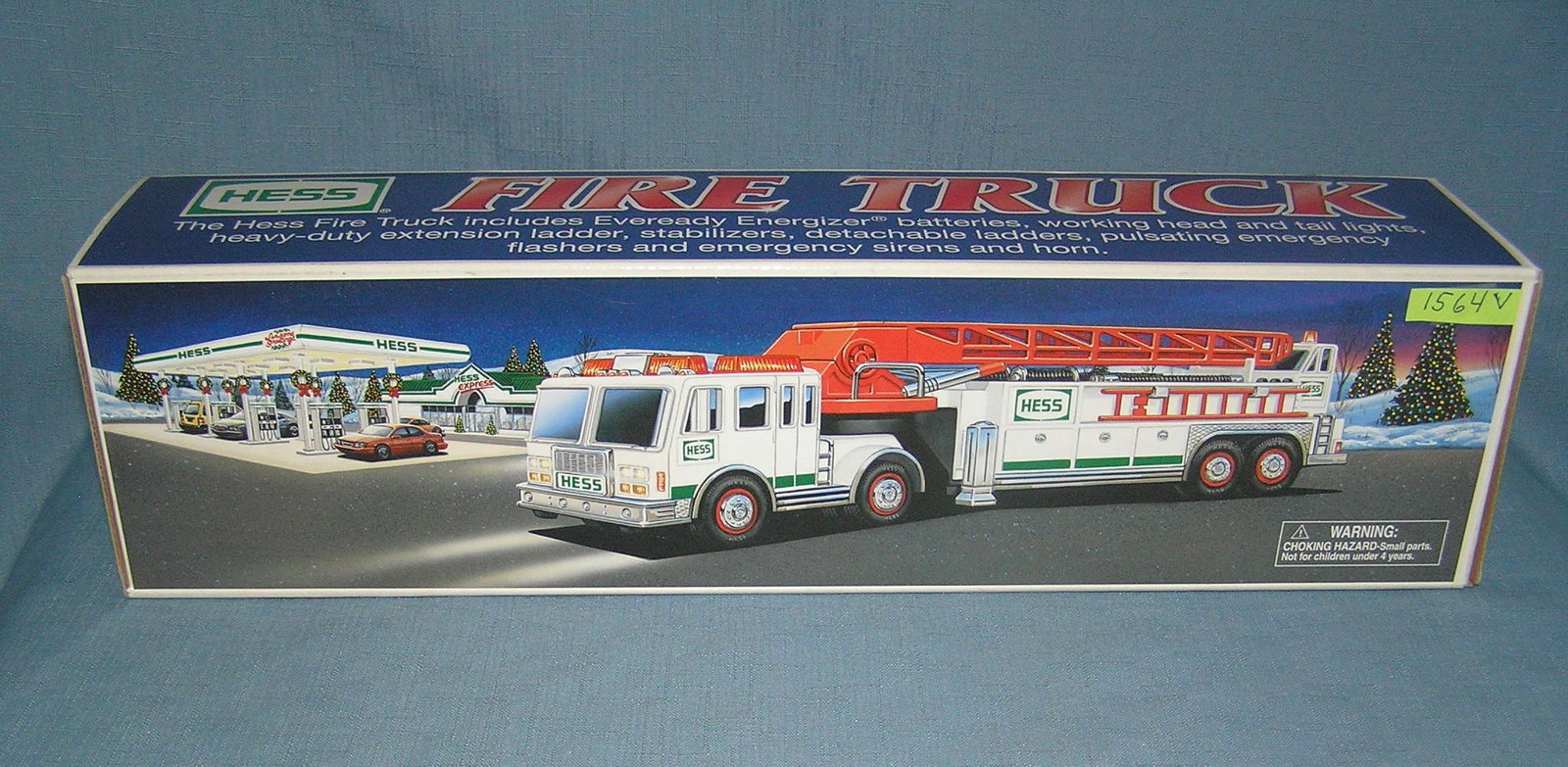 Hess fire truck with original box: Hess fire truck with original box est. value $50.00-$60.00