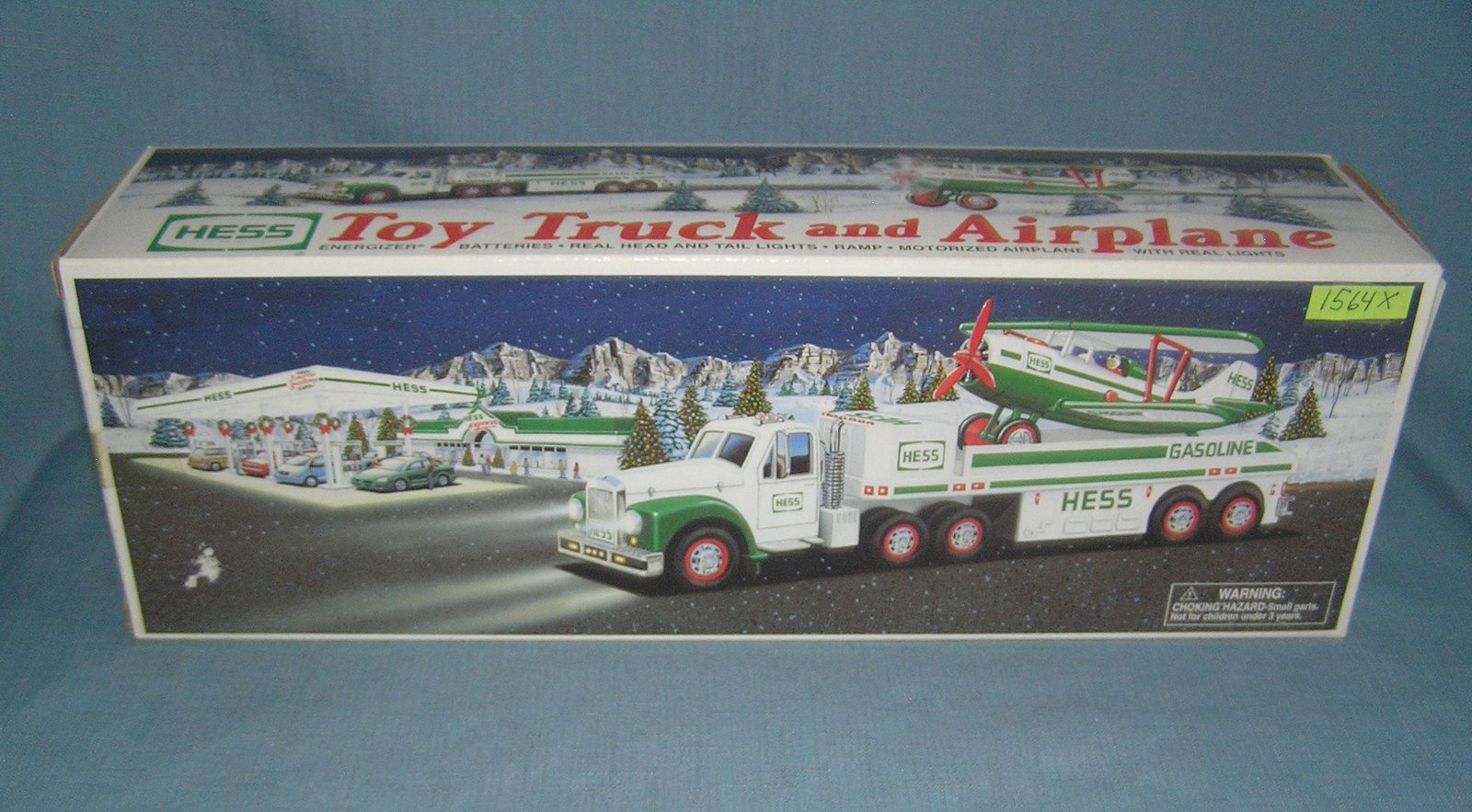 Hess toy truck and airplane with original box: Hess toy truck and airplane with original box est. value $60.00-$65.00