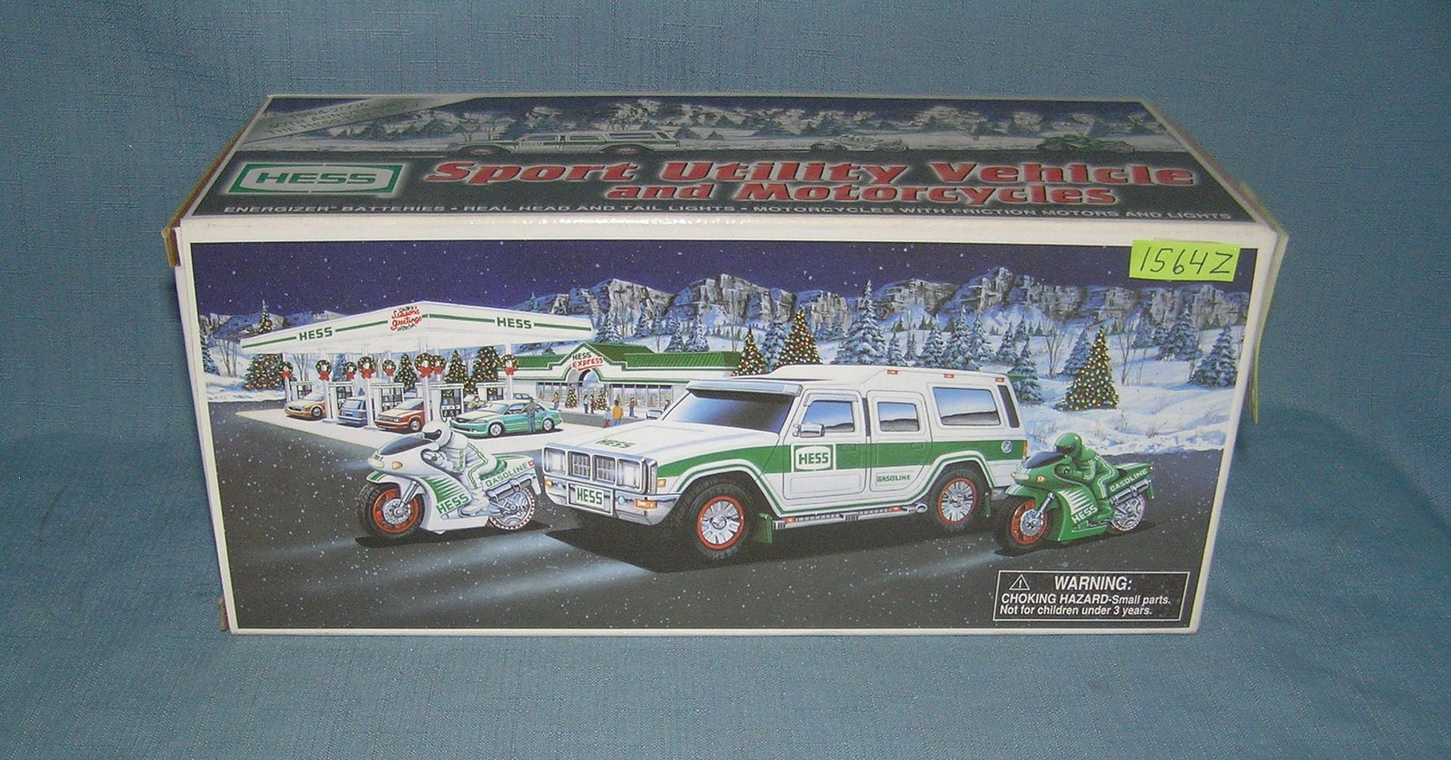 Hess sport utility vehicle and motorcycle with original box: Hess sport utility vehicle and motorcycle with original box est. value $50.00-$60.00