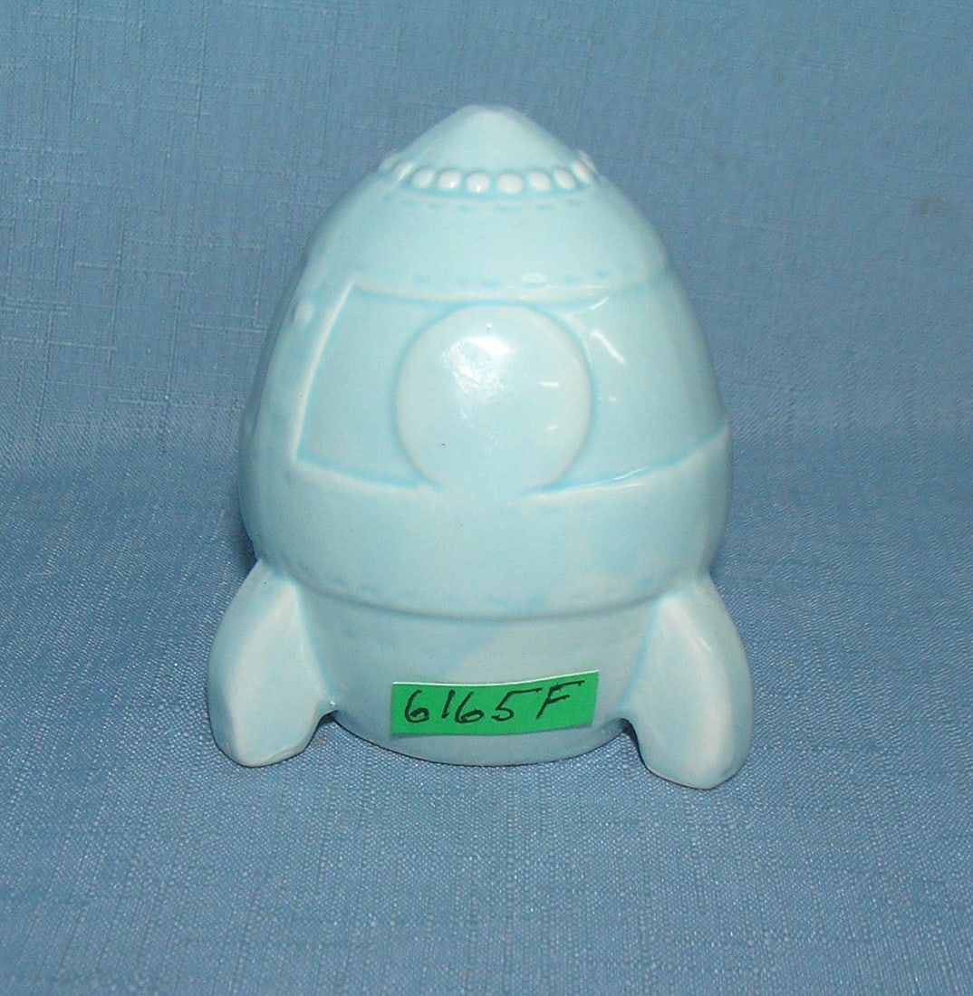 Classic Porcelain Robot blue glaze: Classic Porcelain Robot blue glaze est. value $25.00-$30.00