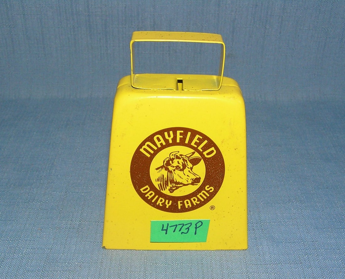 Mayfield Dairy Farms promotional all metal cow bell: Mayfield Dairy Farms promotional all metal cow bell est. value $20.00-$25.00