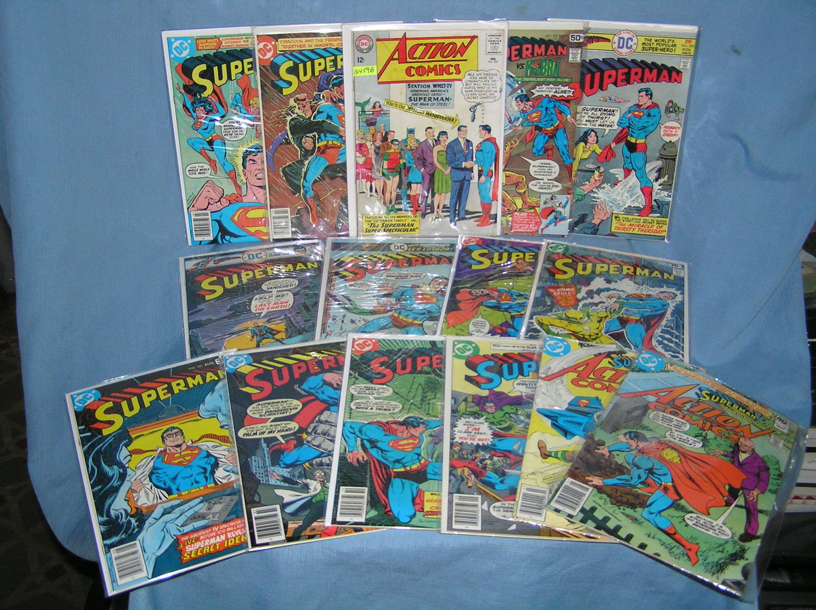 Collection of vintage Superman Comic Books: Collection of vintage Superman Comic Books est. value $250.00-$300.00
