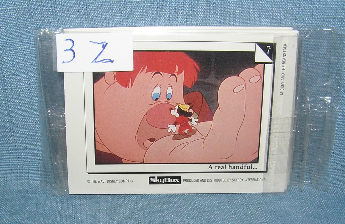 Disney unopened clear pack of collector cards: Disney unopened clear pack of collector cards est. value $15.00-$25.00