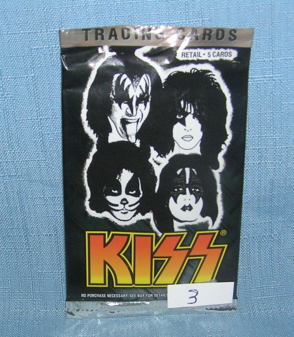 KISS wax pack of collector cards: KISS wax pack of collector cards est. value $15.00-$25.00
