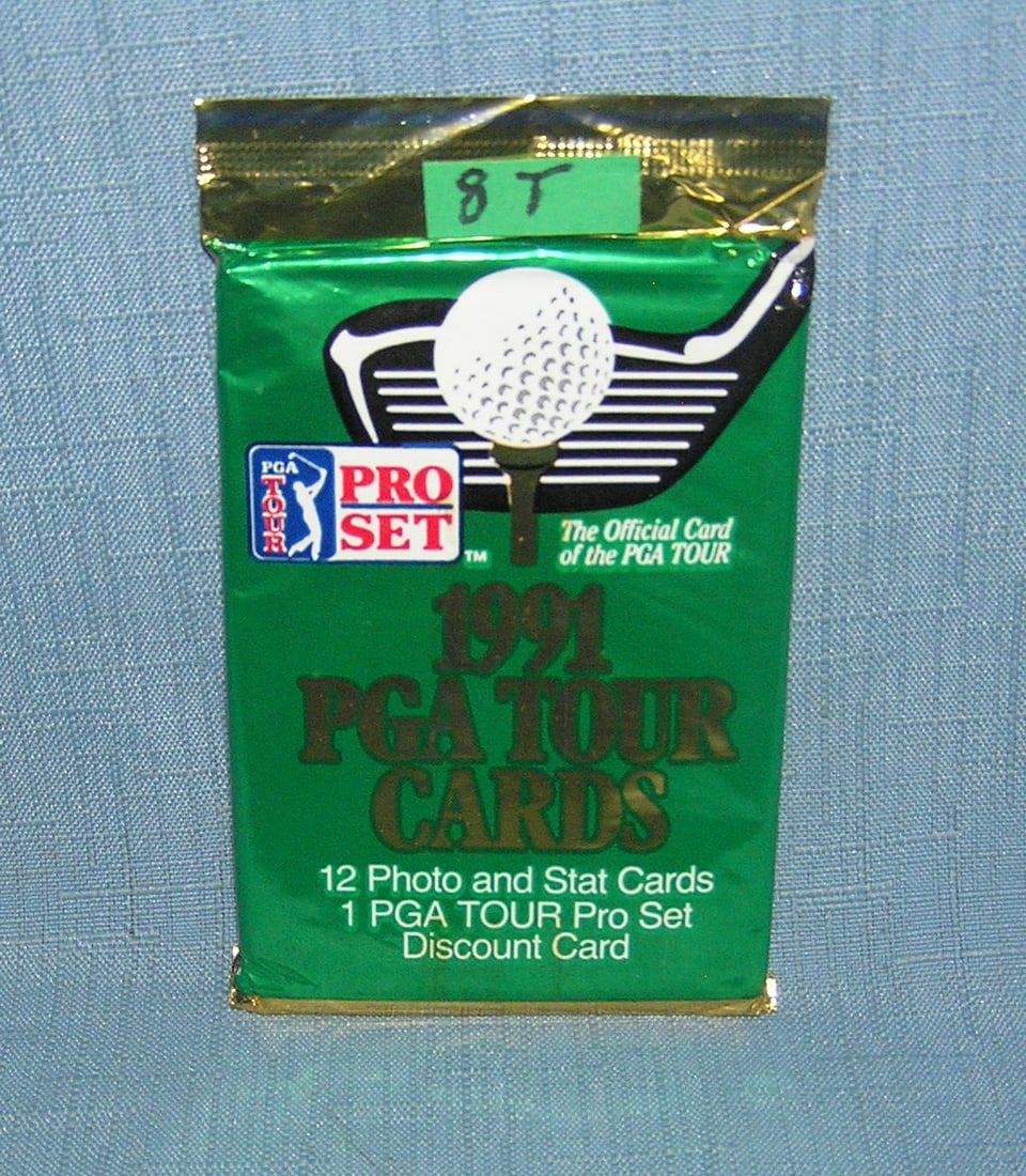 Pro set factory sealed 1991 PGA tour golf cards pack: Pro set factory sealed 1991 PGA tour golf cards pack est. value $15.00-$20.00