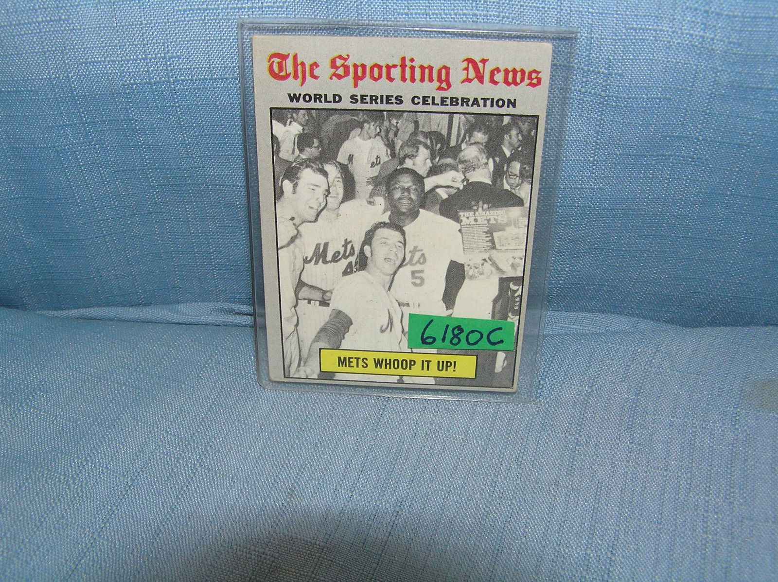 NY Mets 69 World Series celebration baseball card: NY Mets 69 World Series celebration baseball card est. value $25.00-$30.00