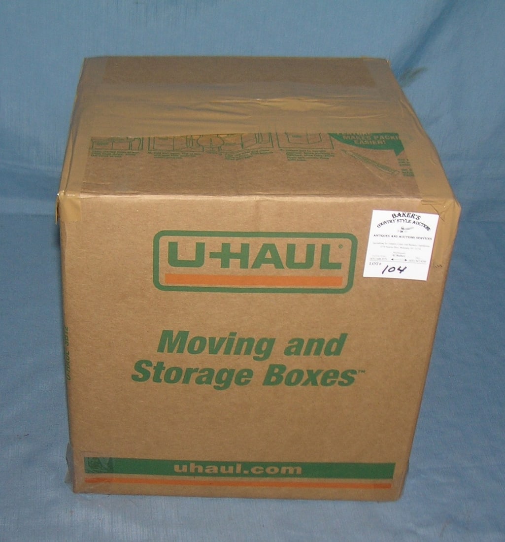 Moving and Storage Company mystery box lot: Moving and Storage Company mystery box lot part of a moving and storage company seized or unclaimed merchandise group sent to auction for liquidation est. value $150.00-$200.00
