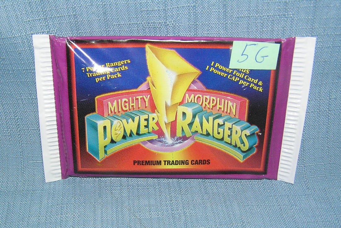 Mighty Morphin Power Rangers factory sealed pack of cards: Mighty Morphin Power Rangers factory sealed pack of cards est. value $15.00-$25.00