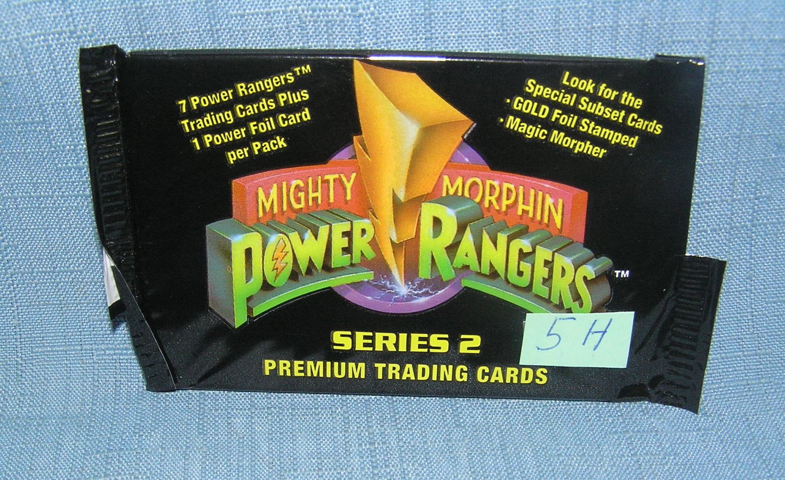 Mighty Morphin Power Rangers factory sealed pack of cards: Mighty Morphin Power Rangers factory sealed pack of cards est. value $15.00-$25.00