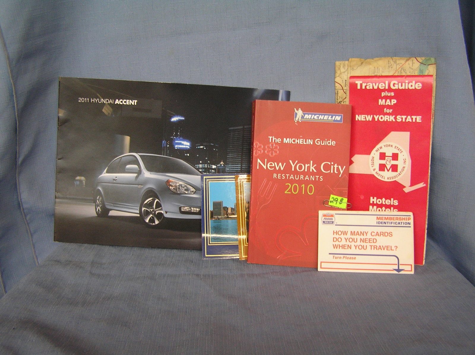 Vintage automotive and travel memorabilia: Group of vintage automotive and travel memorabilia est. value $30.00-$35.00